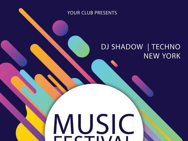 音乐会海报 晚会 海报音乐节 封面 促销活动 party派对 卡片 平面设计 ai矢量预览图